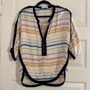 Isabel Marant Silk striped top